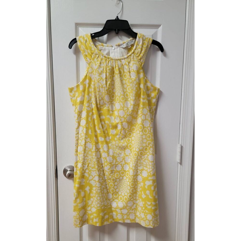 Trina Turk White Floral Shift Dress 6